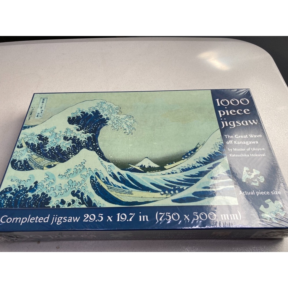 The Great Wave Off Kanagawa Jigsaw Puzzle 1000 Pieces By Hokusai New
